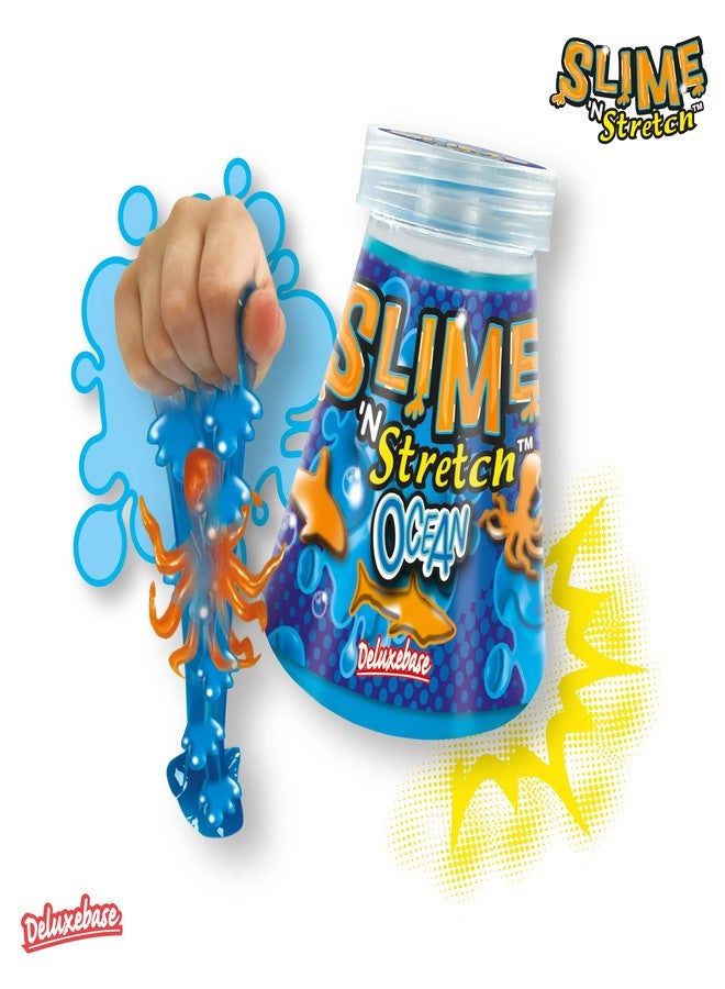 Deluxebase Slime 'n Stretch Ocean by Deluxebase. Kids Colorful Stretchy Slime with Squishy Aquatic Replica, Non-Toxic Sensory Play Toy, Fun Ocean Toys for Boys & Girls. - Image 2