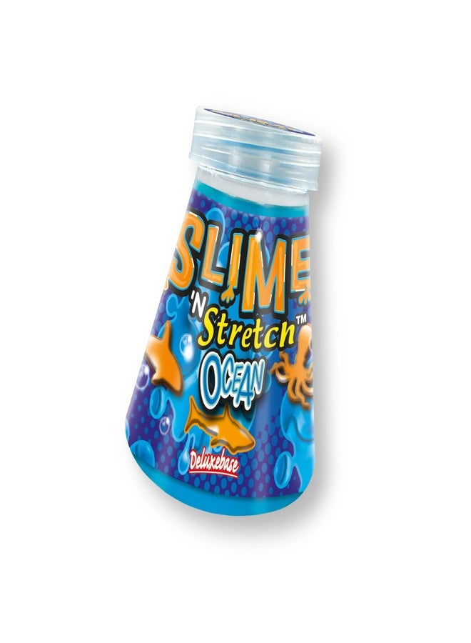 Deluxebase Slime 'n Stretch Ocean by Deluxebase. Kids Colorful Stretchy Slime with Squishy Aquatic Replica, Non-Toxic Sensory Play Toy, Fun Ocean Toys for Boys & Girls. - Image 1