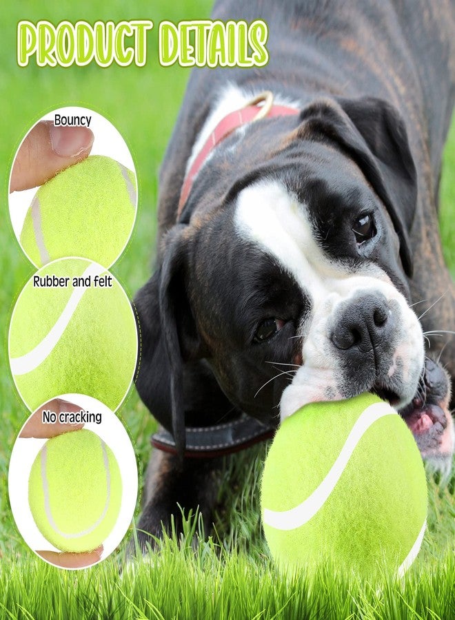 Hanaive 20 Pieces Dog Tennis Balls 2 Inch Mini Tennis Balls for Small Dog Pet Fetching Toy Rubber Felt Training Toys for Puppy Pet Playing Exercise and Practice(Yellow) - Image 3
