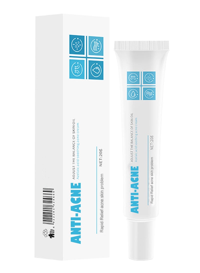 PIBAMY Azelaic Acid Acne Cream Salicylic Acid Nicotinamide Acne Cream Shrinking Zits Acid Treatment Suitable For All Skin Types Effective Acne Spot Treatment Unblock Pores - Image 1