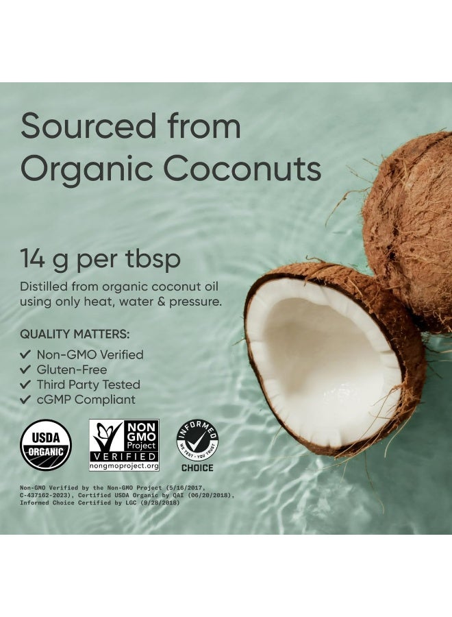 SPORTS RESEARCH Organic MCT Oil - Keto & Vegan MCTs C8, C10, C12 from Coconuts - Image 2