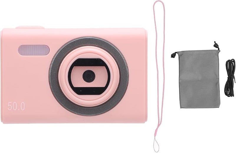 Compact White Digital Camera 48MP Photo HD Video 2 2 Inch TFT Screen Long Battery Life Ideal For Travel - Image 1