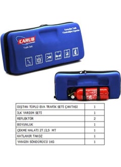 Carub Traffic Set Eva Lux Certified with 1kg Extinguisher  - Image 3