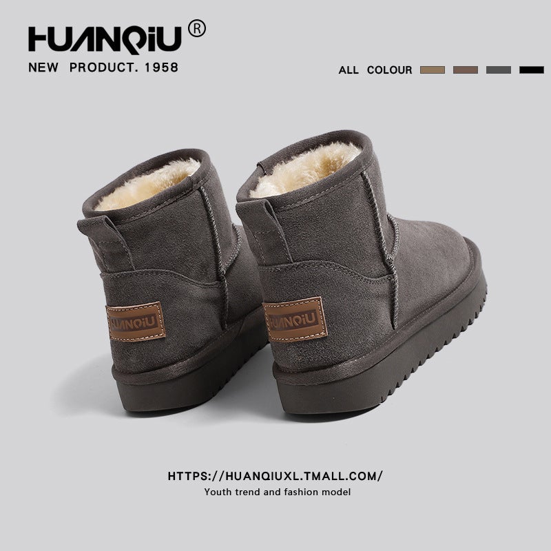 2024 Global Snow Boots Children'S Fleece-Lined Thickened Bottom Non-Slip Casual Cotton Shoes - Image 3