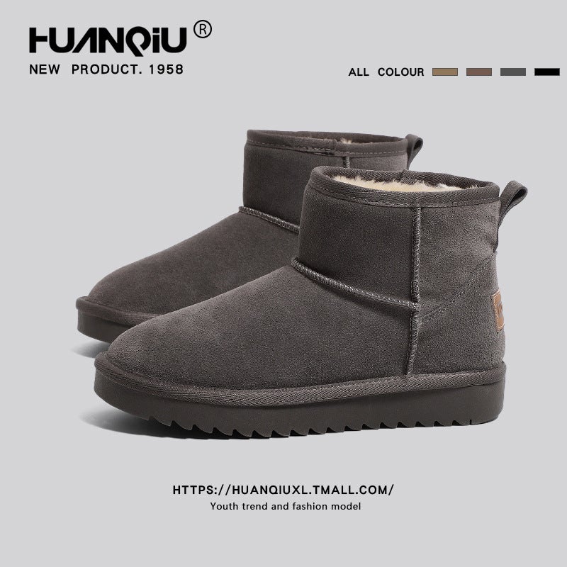 2024 Global Snow Boots Children'S Fleece-Lined Thickened Bottom Non-Slip Casual Cotton Shoes - Image 2