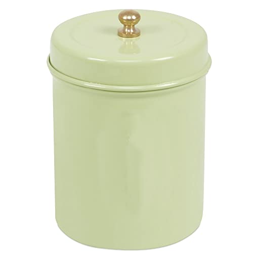 Elan Stainless Steel Food Storage Canister,Cookies Box, Kitchen Staples Stainless Steel Storage Jar (800ml, Paris, Pista Green) - Image 3