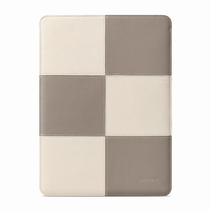 Comfyable Laptop Sleeve 13 Inch Precisely Compatible with MacBook Air M5 M4 2026 MacBook Pro M2 M1 2022 Genuine Leather Protective Case Cover Cream Gray - Image 2