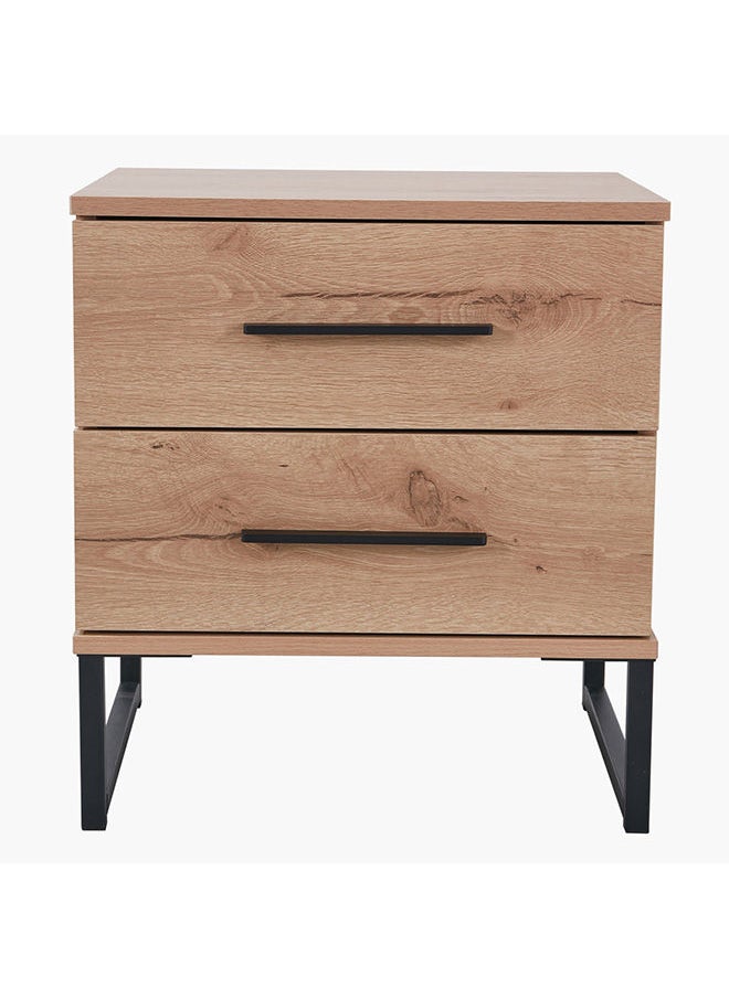 Home Box Urban 2-Drawer Nightstand 39.6x53x48 cm  - Image 2