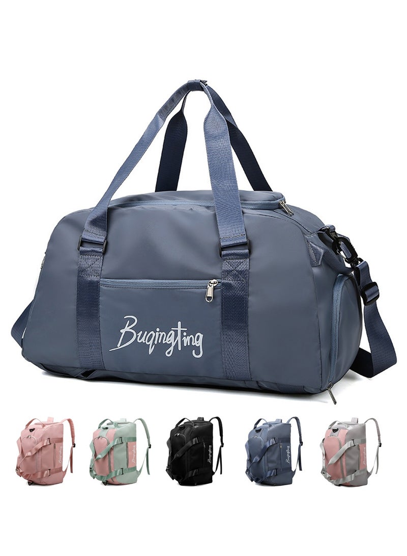 Aurrako Gym Bag Travel Bag For Man/Women,Duffle Sport Handbag for Travelling Large Capacity with Compartment and Wet Pocket Waterproof - Image 1