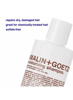 MALIN + GOETZ Malin + Goetz Moisturizing Hair Shampoo, 8 Fl. Oz. – Hydrating Shampoo for Women & Men, All Hair Types, Hair Treatment for Dry Damaged Hair, Vegan & Cruelty-Free  - Image 2