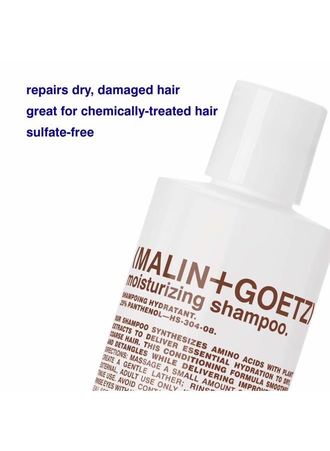Malin + Goetz Moisturizing Hair Shampoo, 8 Fl. Oz. – Hydrating Shampoo for Women & Men, All Hair Types, Hair Treatment for Dry Damaged Hair, Vegan & Cruelty-Free - Image 2