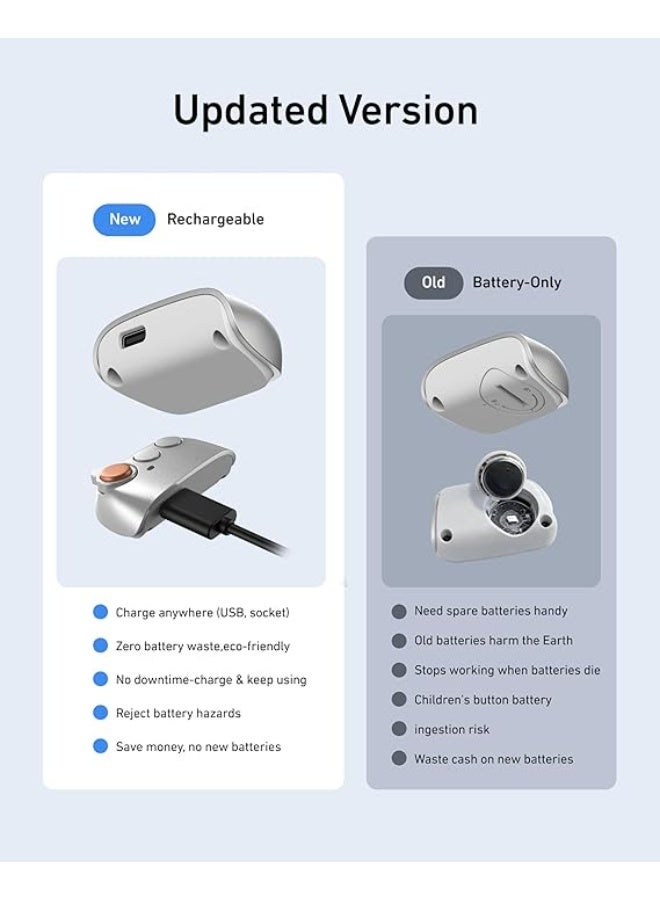 general TELESIN Magnetic Camera Handle Bluetooth Phone Grip2 - MagSafe Compatible Smartphone Shutter Remote with Zoom Lever, 1/4" Tripod Thread & Hidden Charging Port - Image 5