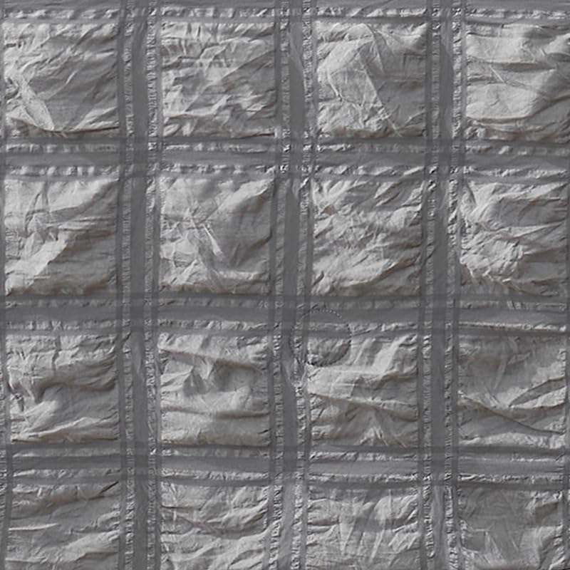 Cozy Bliss Queen Size Cooling Comforter - Seersucker Plaid, Q-Max 0.45, White