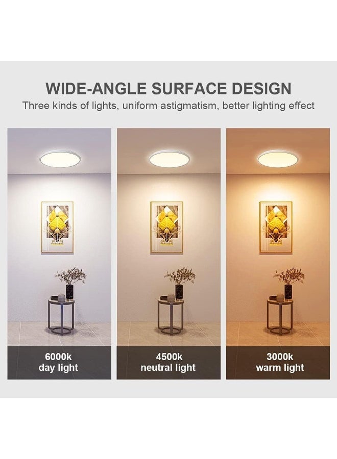 Melfi Led Panel Light Adjustable Free Cut Hole Led Round Ceiling Panel Light Working Environment Suitable For For Bedroom, Drawing Room, Offices, Corridor, Industrial Plants (Warm White, 8W) - Image 5