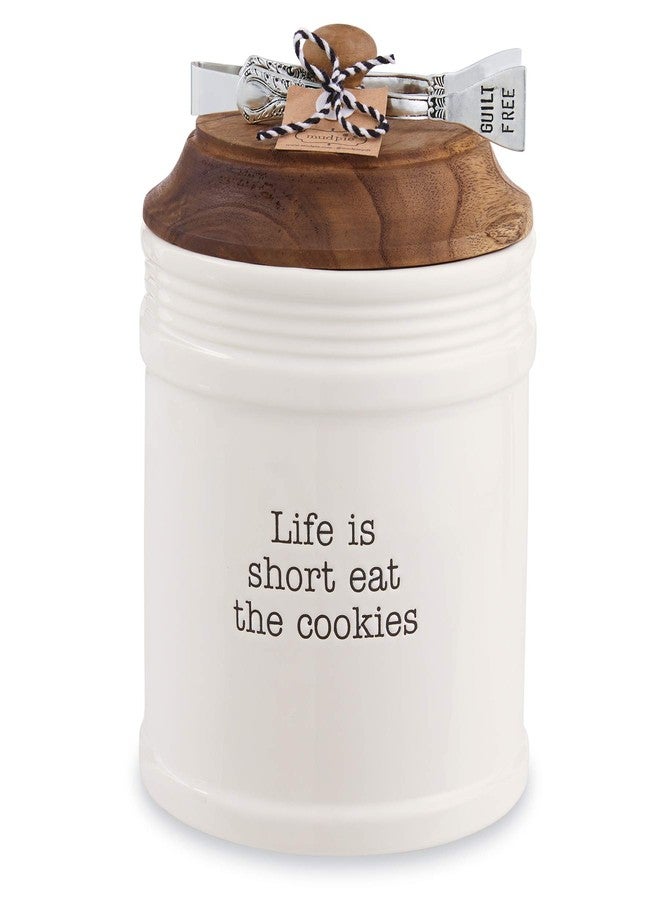 Mud Pie Circa Cookie Jars (Life is Short) - Image 1