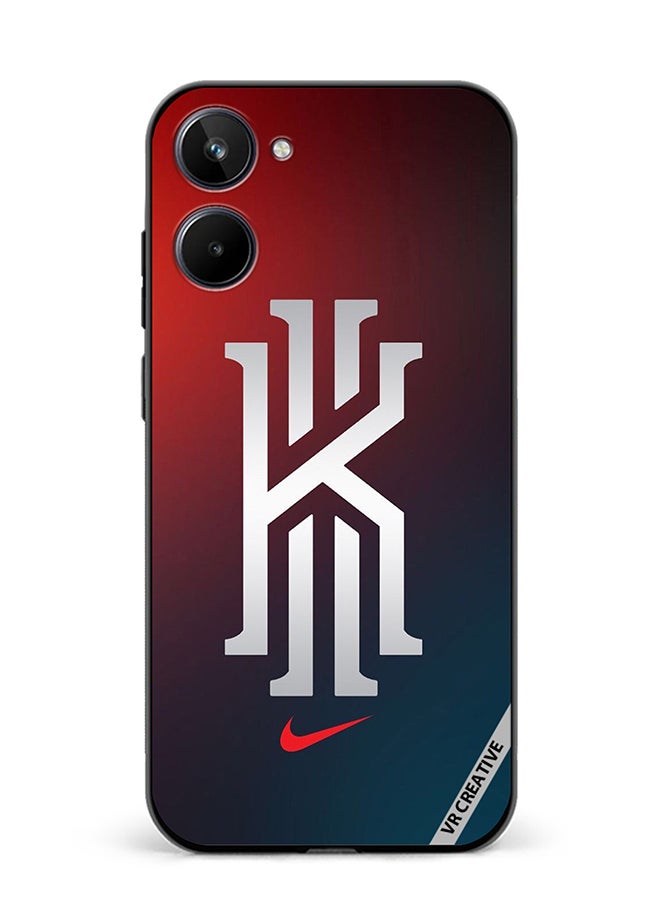 VR CREATIVE غطاء حماية لهاتف ريلمي 10 بتصميم نايك متعدد الألوان - Image 1