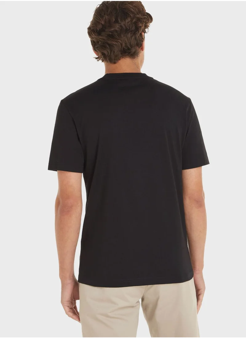 CALVIN KLEIN Logo Crew Neck T-Shirt