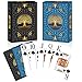 Wkchxd Playing Cards 2 Pack Deck of Cards Large Print Playing Cards Easy to Shuffle Premium Poker Cards for Card Games Family Game Night Table Magic Casino Theme Party Supplies Blue Black - Image 2