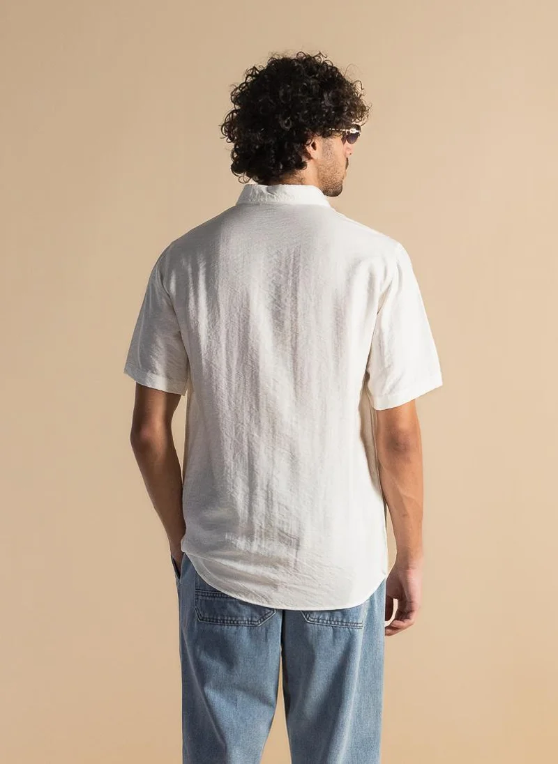 SHAPES LINEN BLEND COMFORT SHIRT