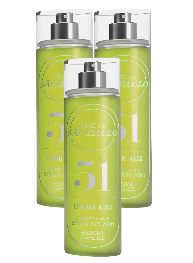 اس او ال 3 قطع دي ساو باولو 51 ليمون كيس منعش للجسم 250 مل - Image 1