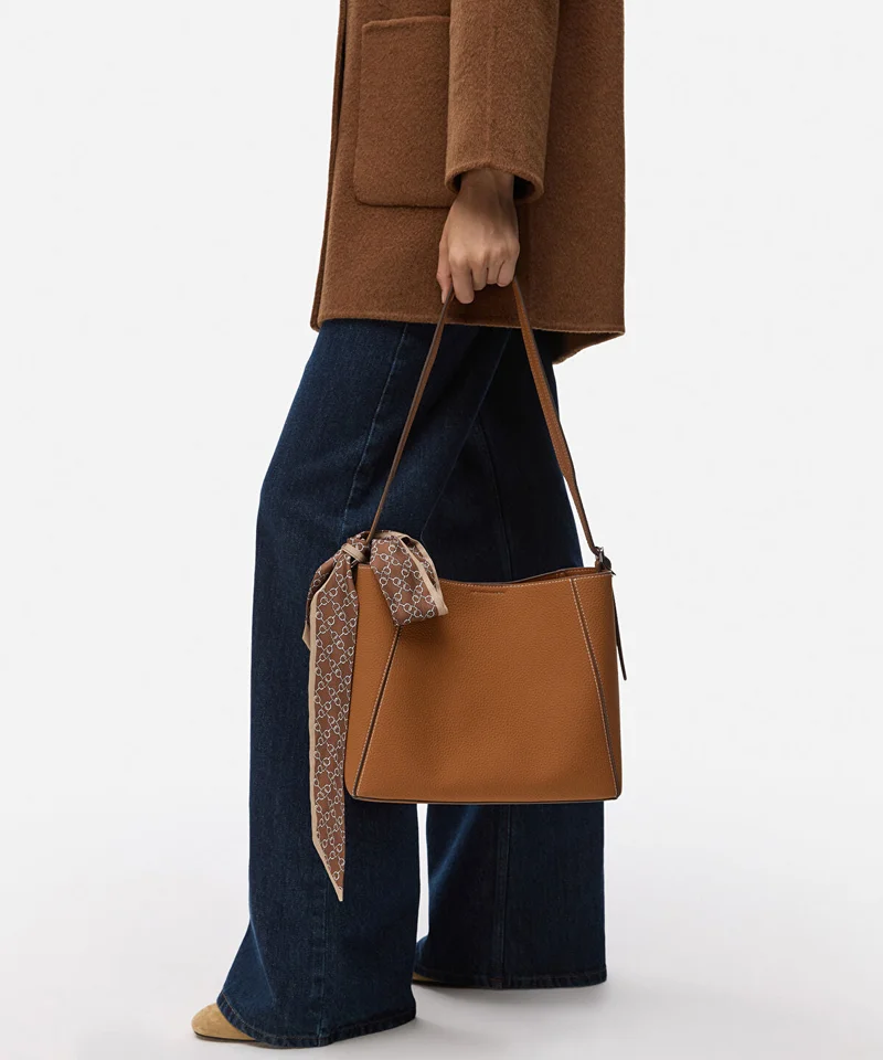 ابيكول Bucket Bag with Scarf