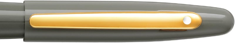 SHEAFFER قلم رولر شيفر VFM 9427 رمادي فاتح لامع مع تفاصيل ذهبية PVD - Image 4