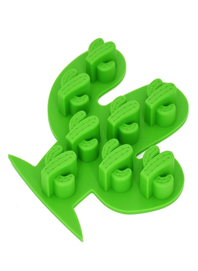 Fewo 2Pcs Mini Cactus Ice Cube Tray, Cacti Silicone Molds Set for Chocolate Candy Cake Cupcake Soap Baking Jello Cookie Wax Crayon - Image 4