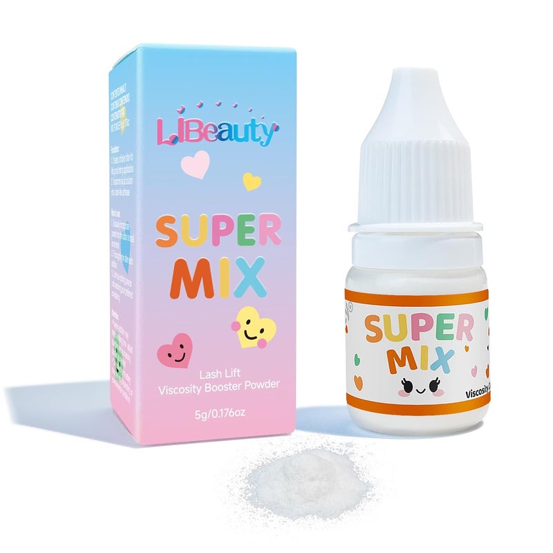 Libeauty Korean Lash Lift Powder Super Mix Viscosity Booster for Lash Perm Lotion Korea Glueless Eyelash Perming System for Professional with Salon Quality 5g - Image 1