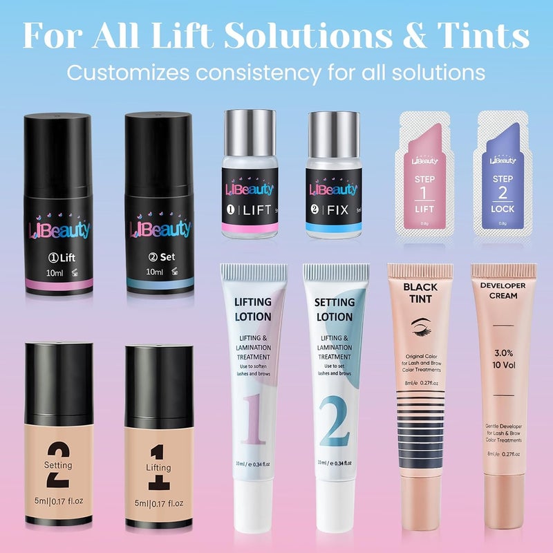 Libeauty Korean Lash Lift Powder Super Mix Viscosity Booster for Lash Perm Lotion Korea Glueless Eyelash Perming System for Professional with Salon Quality 5g - Image 4
