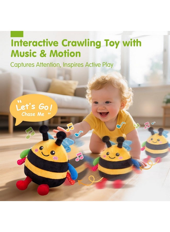 hahaland لعبة هاهالاند للأطفال من 6 إلى 12 18 شهرًا - لعبة موسيقية راقصة قافزة تعليمية على شكل نحلة، لعبة تفاعلية لوقت البطن للأطفال من 1 2 3 سنوات، هدايا عيد الميلاد - Image 2
