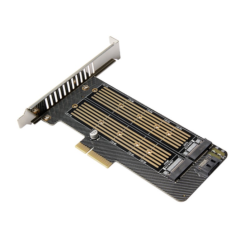 PCI-E X4 to M.2 NVME&NGFF Adapter Card SSD Converter Card Compatible with PCI-E X4/X8/X16 Support NVME SATA Protocols - Image 4