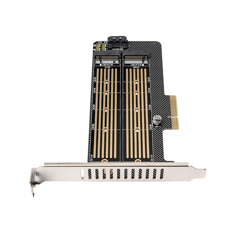 PCI-E X4 to M.2 NVME&NGFF Adapter Card SSD Converter Card Compatible with PCI-E X4/X8/X16 Support NVME SATA Protocols - Image 5