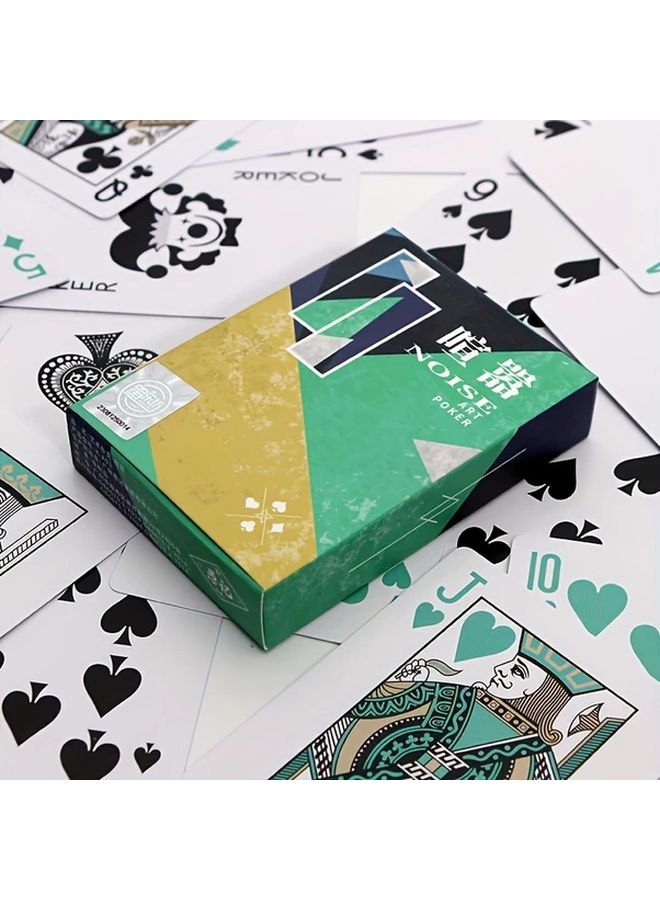 54pcs Artistic Magic Poker Cards Creative Noisy Design Durable Vibrant Unique Shape for Party Games - Image 1