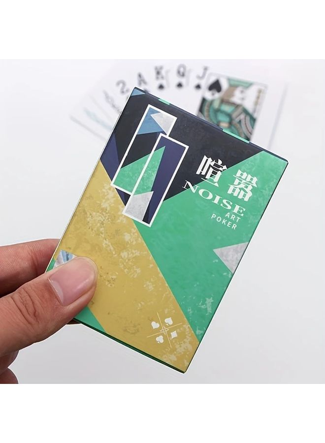 54pcs Artistic Magic Poker Cards Creative Noisy Design Durable Vibrant Unique Shape for Party Games - Image 2