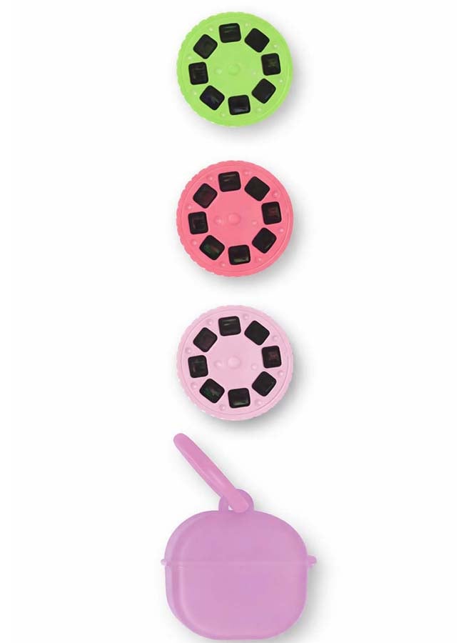 Avenir Natural Creation Garden Projector Light for Kids - 24 Nature & Flower Scenes with 4K Film Quality, Adjustable Focus Handheld Flashlight Projector, Educational Toy & Night Light with Disc Storage Case - Image 3