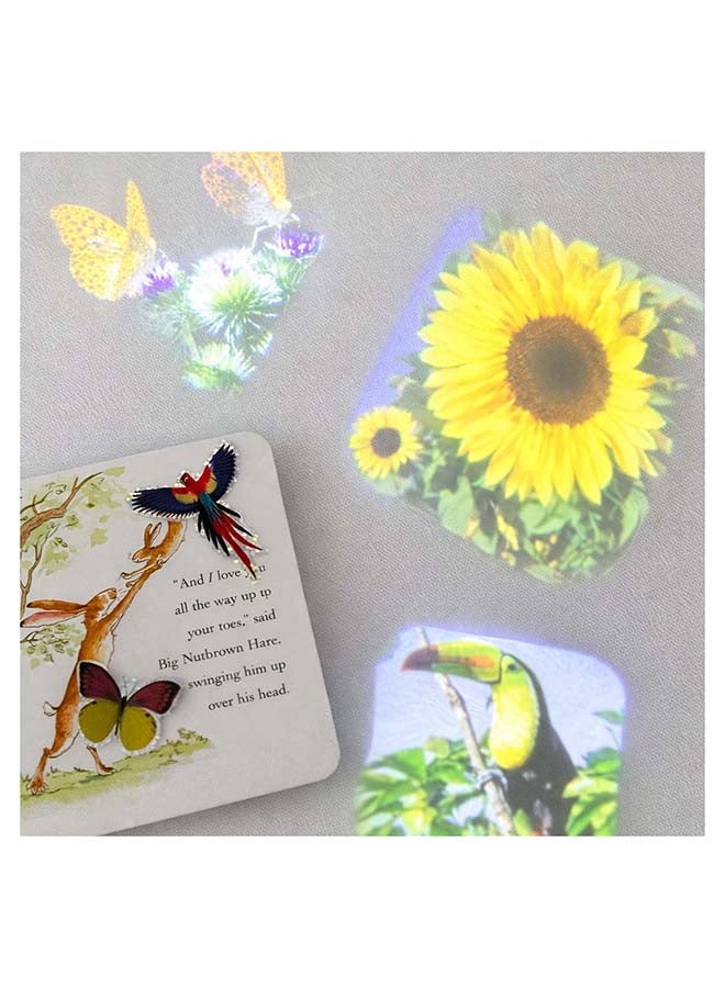 Avenir Natural Creation Garden Projector Light for Kids - 24 Nature & Flower Scenes with 4K Film Quality, Adjustable Focus Handheld Flashlight Projector, Educational Toy & Night Light with Disc Storage Case - Image 4