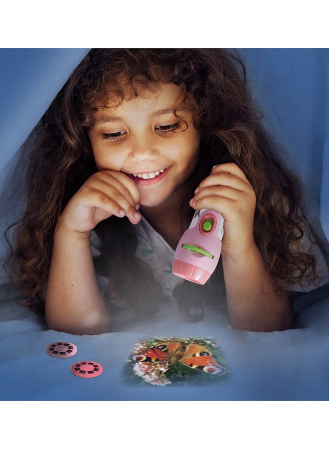 Avenir Natural Creation Garden Projector Light for Kids - 24 Nature & Flower Scenes with 4K Film Quality, Adjustable Focus Handheld Flashlight Projector, Educational Toy & Night Light with Disc Storage Case - Image 5