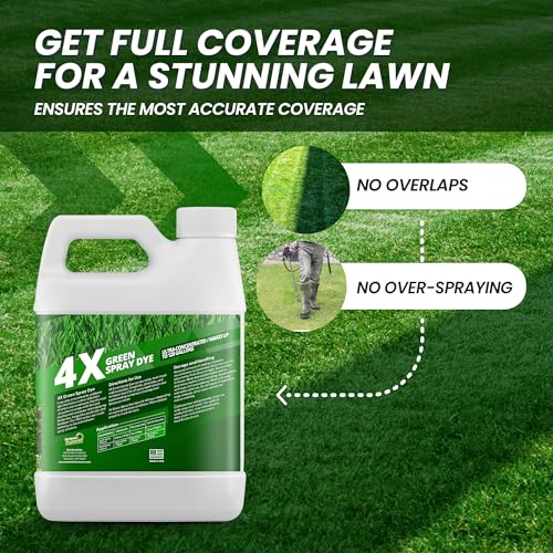 Not Rocket Sciences 32oz 4X Green Spray Dye - Makes 128 Gallons of Concentrated Spray Pattern Indicator Dye, Ideal Fertilizer Marking, Lawn Turf Mark and Marker, Mark Where You've Sprayed with Green Color Indicator - Image 3