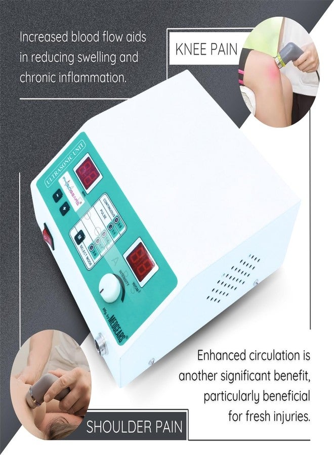 Physiogears Physio Solutions White Electro Therapy Digital Ultrasound Therapy/Ultrasonic Therapy (B07FJ75GWQ) - Image 3