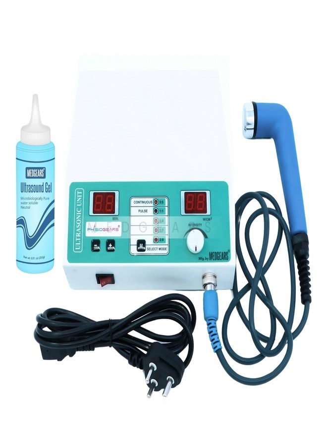 Physiogears Physio Solutions White Electro Therapy Digital Ultrasound Therapy/Ultrasonic Therapy (B07FJ75GWQ) - Image 1