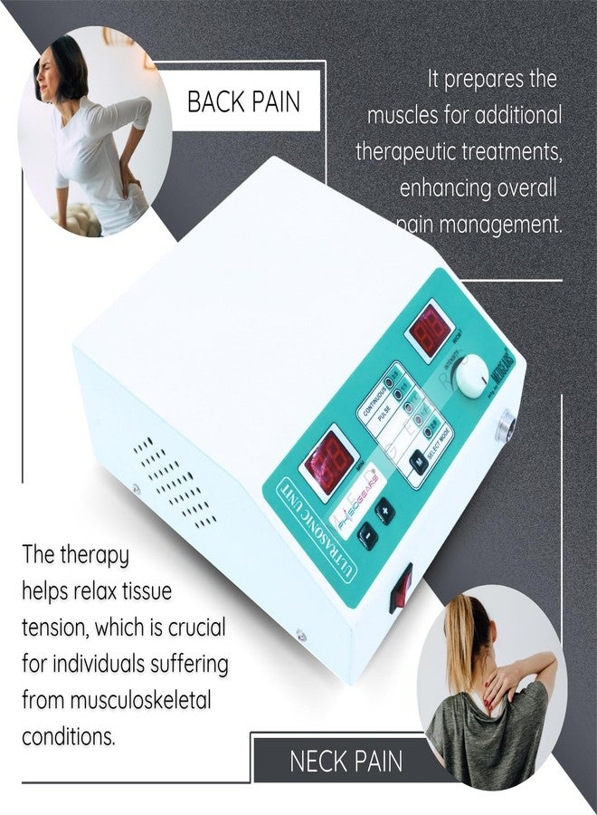 Physiogears Physio Solutions White Electro Therapy Digital Ultrasound Therapy/Ultrasonic Therapy (B07FJ75GWQ) - Image 4