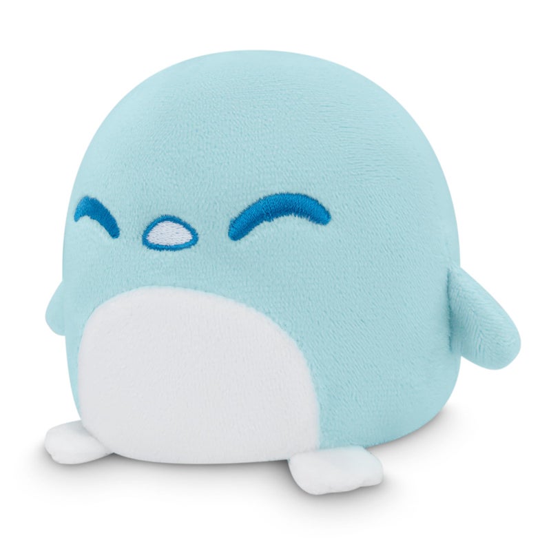 TeeTurtle TeeTurtle - Plushie Tote Bag - Holiday Snowflake Penguin - From the creators of the Original Reversible Octopus Plushie - Take Your Plush Pal Wherever You Go!  - Image 3