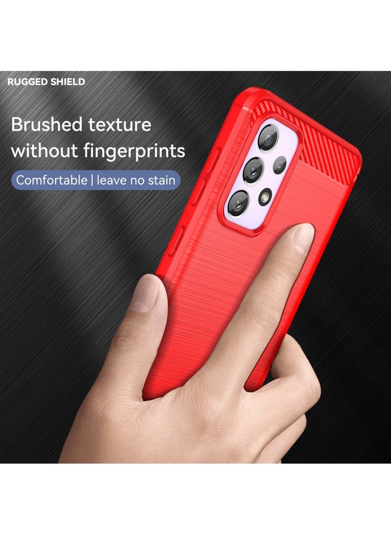 Protective Phone Slim TPU Case For Samsung Galaxy A73 5G Red - Image 3