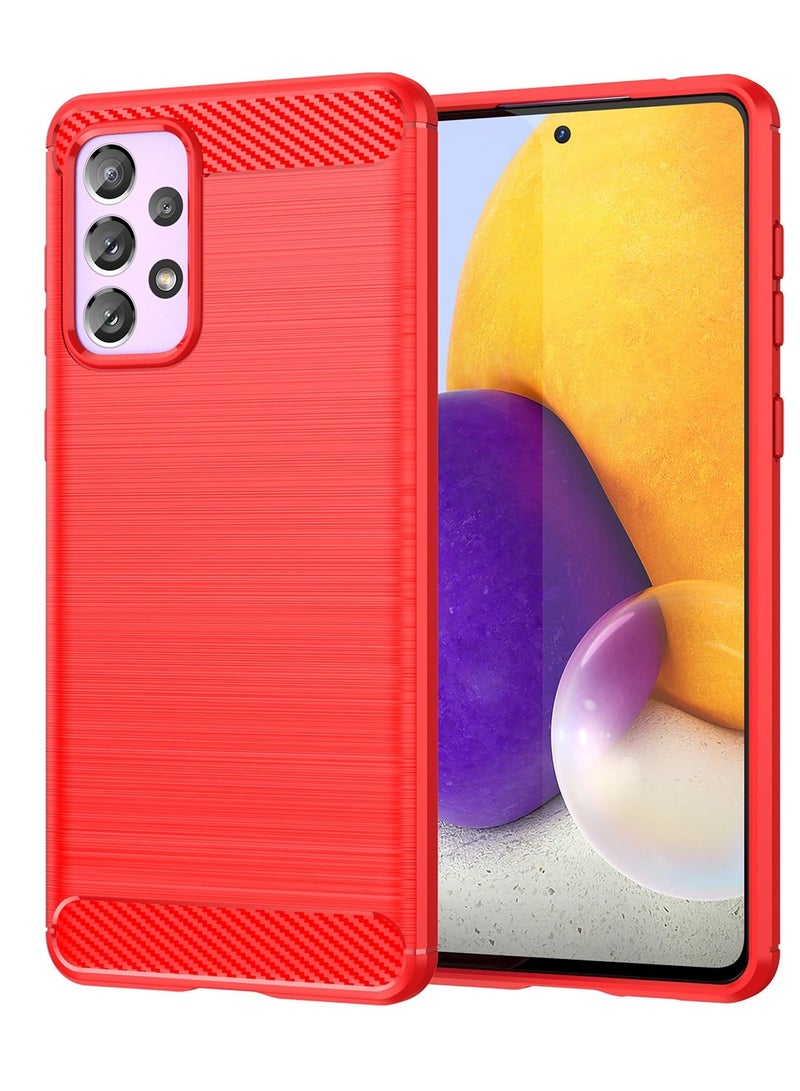 Protective Phone Slim TPU Case For Samsung Galaxy A73 5G Red - Image 1