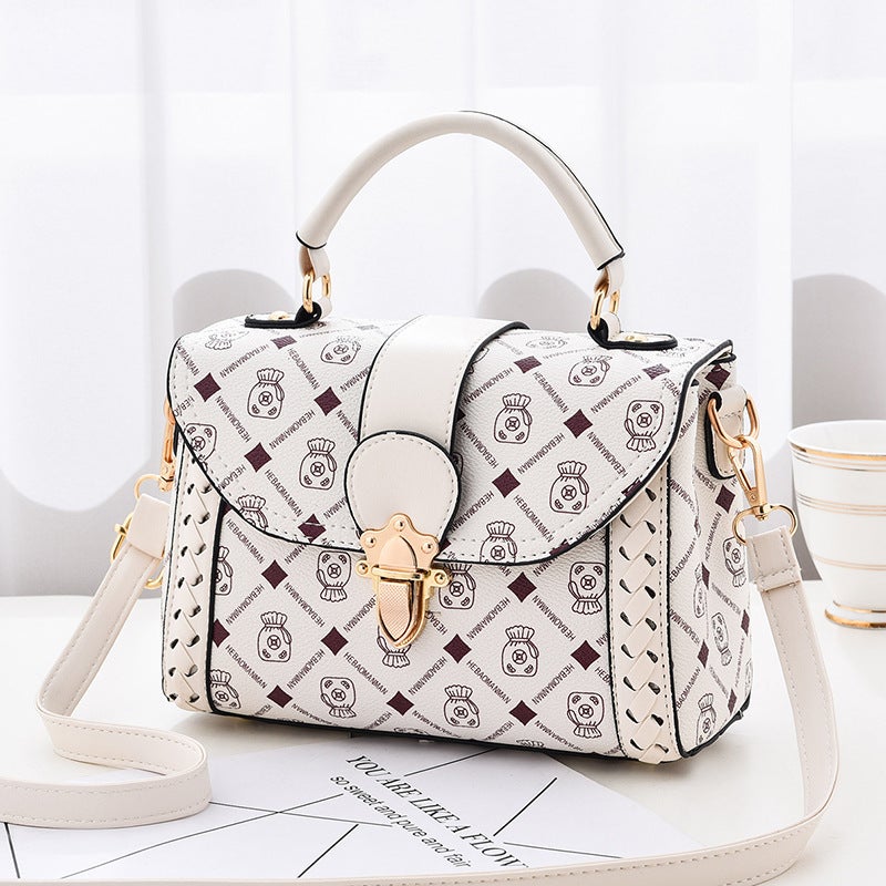 Bag For Women 2023 New High-Grade Cross-Body Printed Small Square Bag Trendy All-Match Shoulder Handbag - Image 5