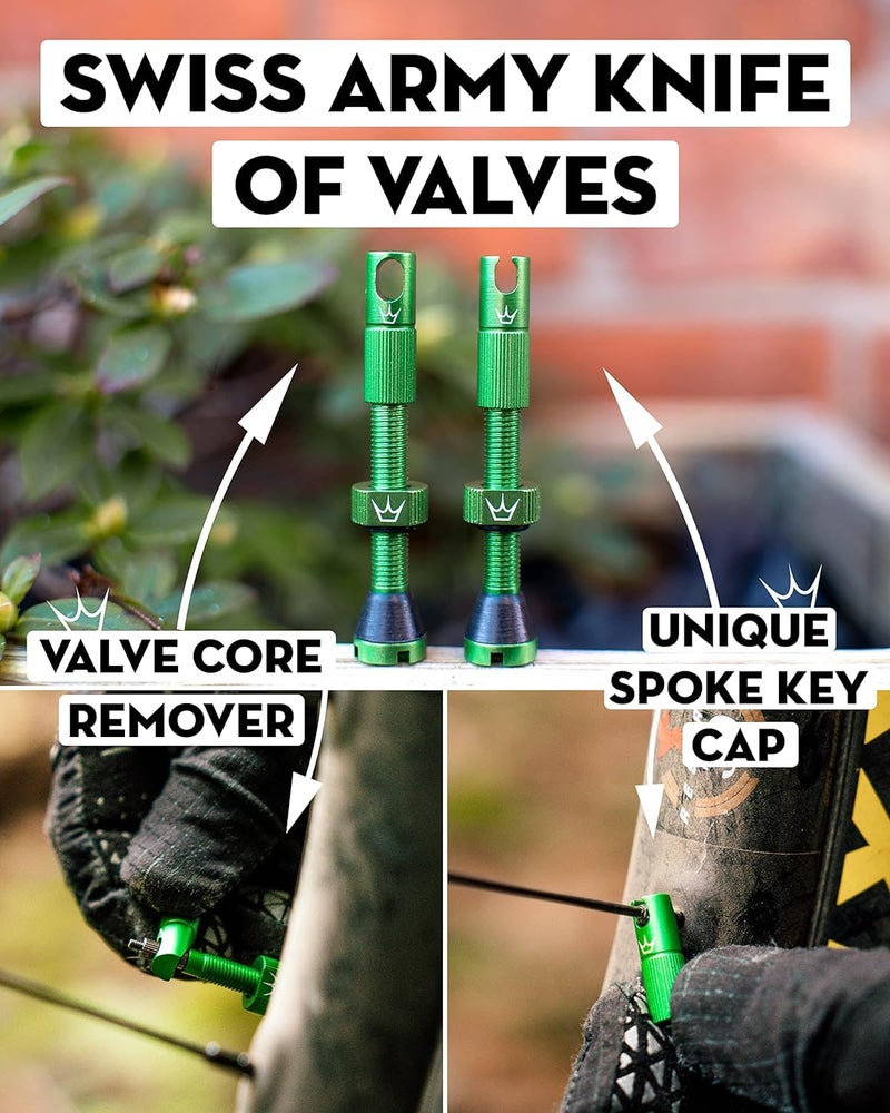 Peaty'S X Chris King (Mk2) Tubeless Valves  60Mm  Red - Image 4