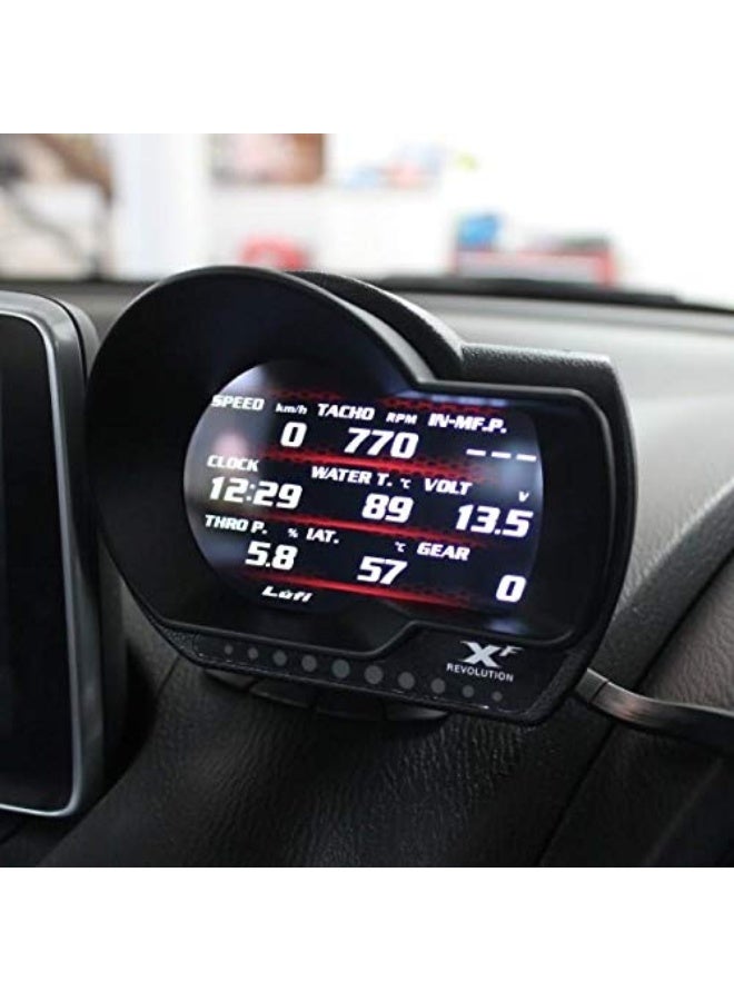 LUFI XF OBD2 Revolution LCD Screen Meter Display - Image 4