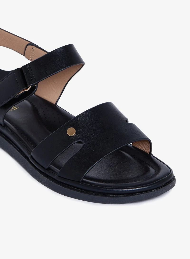 Geoomnii BLACK Geoomnii Comfort Slide Sandals for Women – Cushioned Slip-On Casual Sandals for Daily Wear, Home, Travel & Walking for Women | Best Price UAE