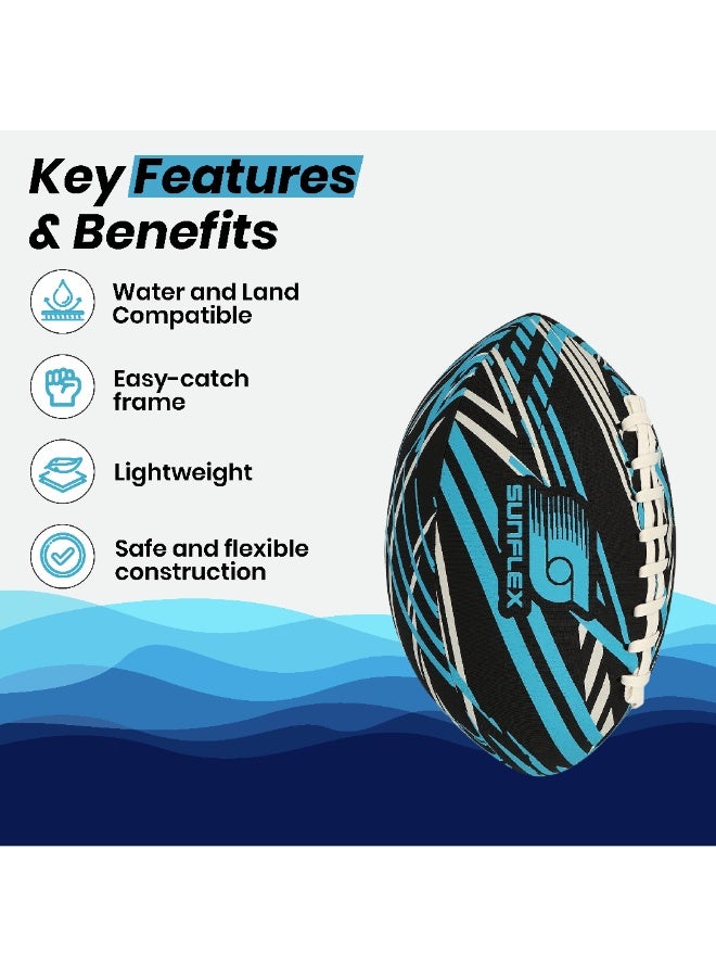 صنفليكس كرة كرة القدم الأمريكية صن فليكس أكشن برو من النيوبرين  كرة خفيفة وناعمة للرمي والالتقاط واللعب الخارجي - Image 3