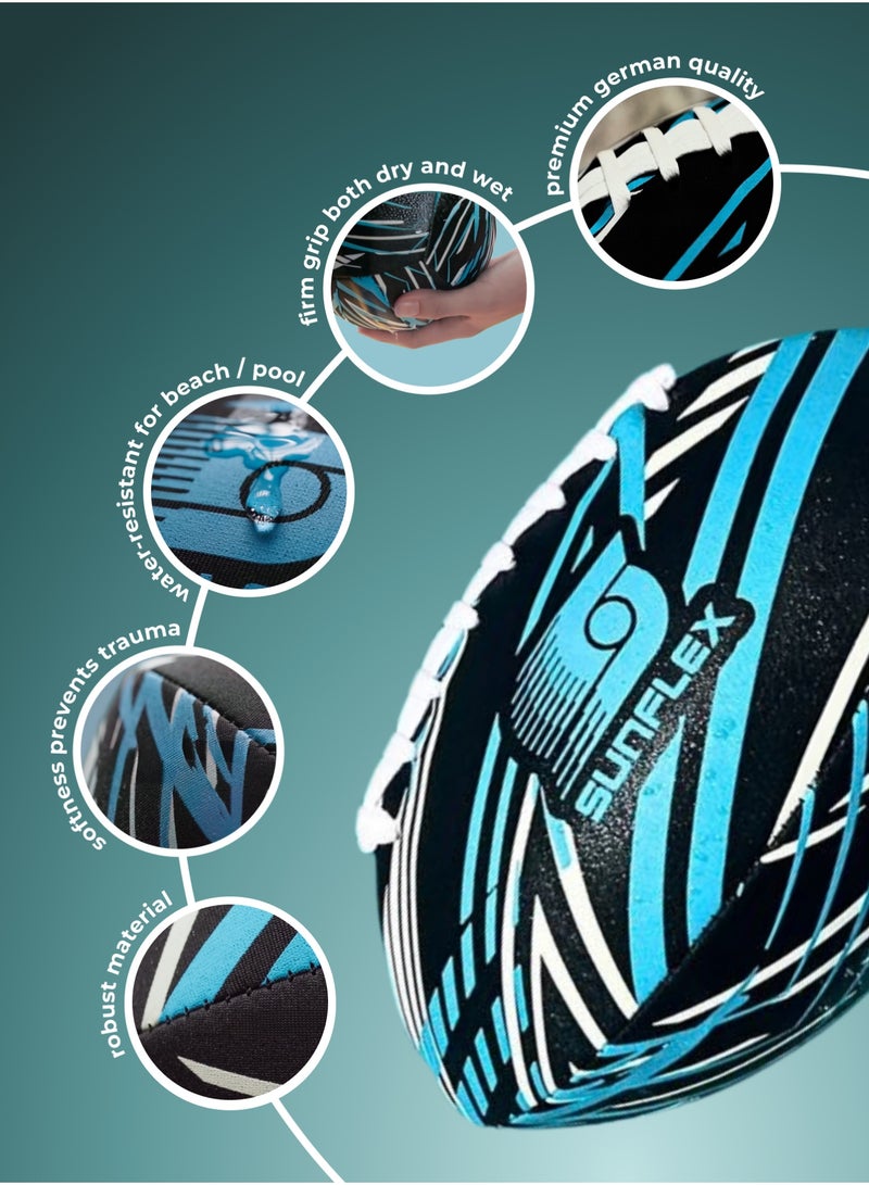 صنفليكس كرة كرة القدم الأمريكية صن فليكس أكشن برو من النيوبرين  كرة خفيفة وناعمة للرمي والالتقاط واللعب الخارجي - Image 3